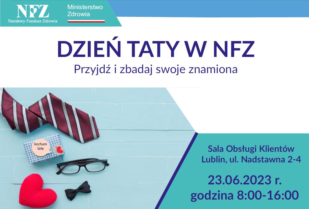 Infografika: Dzień Taty w NFZ