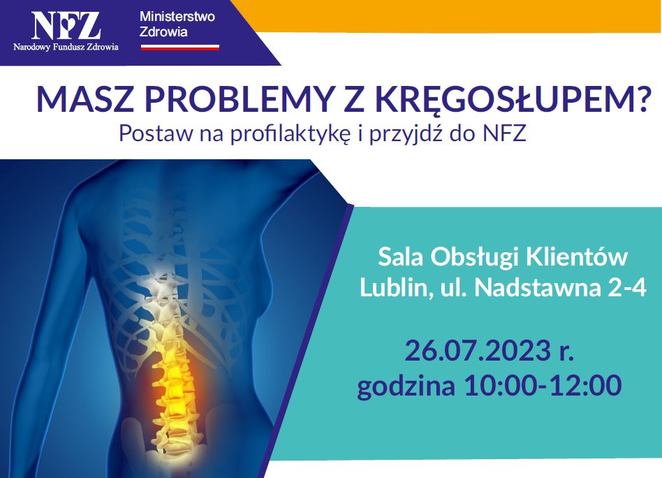 infografika: Zadbaj o kręgosłup
