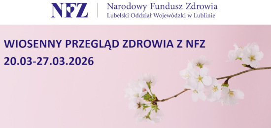 Infografika: Wiosenny przegląd zdrowia z NFZ